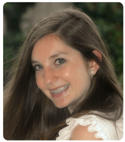 teen smiling and wearing braces